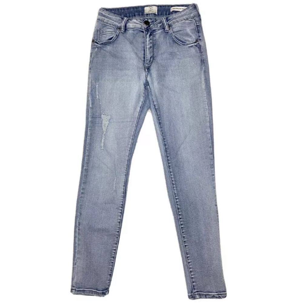 Cotton On Mid Grazer Skinny Jeans Light Wash
